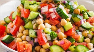 Chickpea Salad | Healthy Weight Loss Salad Recipe By Pakistani Mom In USA
