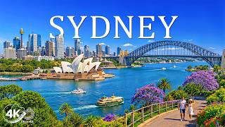 Sydney Australia 4K 🇦🇺 Opera House, Bondi Beach & Stunning Harbour Views 4K UHD