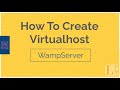 How to setup Virtual host in wamp server