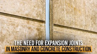 EXPANSION JOINTS AND CONCRETE CONSTRUCTION | Types of Joints | Expansion Joint | Construction Joint