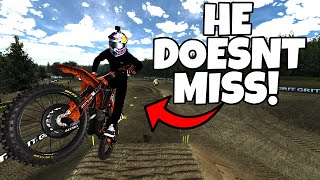 HE DOESNT MISS IN MX BIKES!