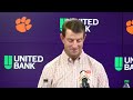 Dabo Swinney on Tyler Brown redshirt, more injury updates