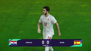 PES 2021 Gameplay | Croacia vs España - 2023