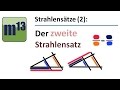 Strahlensätze: (2.) Zweiter Strahlensatz