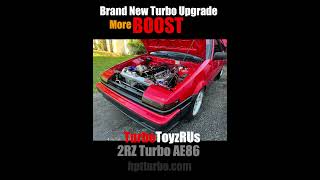 Brand New Turbo Upgrade for my #ae86 2RZ AE86 Toyota