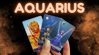 AQUARIUS TODAY THIS PERSON GOT A TAROT READING ABOUT YOU AQUARIUS! 😳 Aquarius January 2025 TAROT