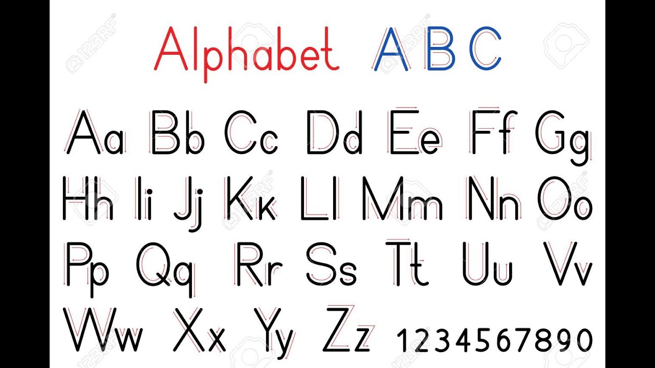 Capital & Small Alphabet Abcd,abcd Phonics Song |A For Apple,b For Ball ...