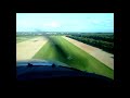 landing egelsbach airport edfe rwy 08 grass 2014