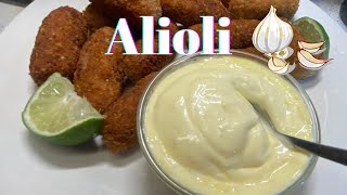 Alioli / Aioli sauce #salsaAioli #aioli #ajonesa #aiolisauce