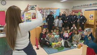 LAPD Gang Unit Helps Brighten Holidays For North Hollywood Kids