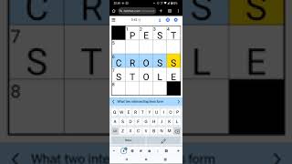 Speedsolving the NY Times Mini Crossword! (22 Apr 24)