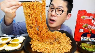 얼마나맵길래..제가 먹어보겠습니다!!핵불닭볶음면 미니 먹방 New Nuclear Fire Noodle Mukbang Eating Show