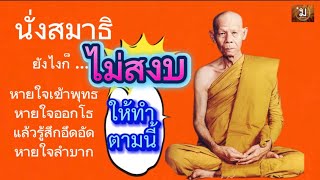 นั่งสมาธิแบบง่าย โดย หลวงพ่อพุธ ฐานิโย