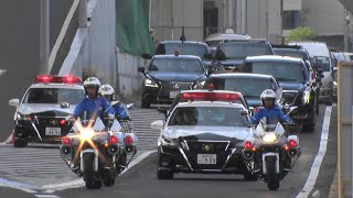 【G20】 １日目《1/2》終了後 会場を後にする各国の車列【2019.06.28】