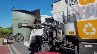 Onkaparinga Yellow Garbage Truck - 27th Jan 2022