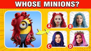 (Full) DESCENDANTS THE RISE OF RED CHARACTERS AS MINION AND MORE