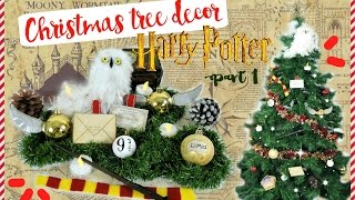 HARRY POTTER Christmas tree decor | Part 1 | CHRISTMAS DIY