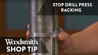 Woodworking Tip: Drill Press Rack Fix