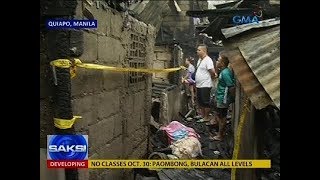 Saksi: Binatilyo, patay sa sunog sa Quiapo