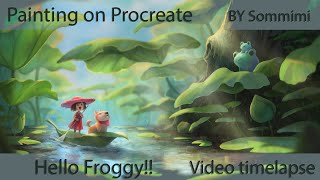 Hello Froggy! - Video timelapse