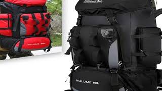 90L Waterproof Hiking Camping Backpack Trekking Bag Rucksack Large Capacity Trav