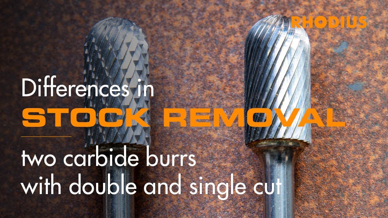 Double Cut And Single Cut: Differences In Carbide Burr Stock Removal ...