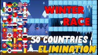 50 COUNTRIES ELIMINATION WINTER MARBLE RACE