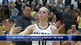 Taylor Mccabe named Gatorade player of the year