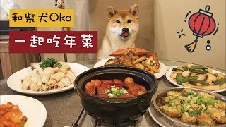 【加拿大柴犬生活】来和柴犬Oka一起吃年菜吧！