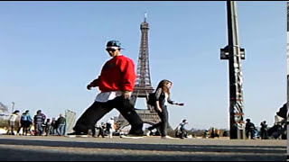 Paris (Trocadero) - 4 way Cripwalk (Part 2) - Moon Thug, Mateos, Kaweed, Swof, Vegeta23 Aka V23