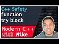 Try blocks on functions - C++ Safety part 10 of n | Modern Cpp Series Ep. 243