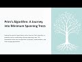 Prim's Algorithm - Minimum Spanning Tree
