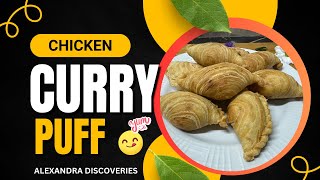 CHICKEN CURRY PUFF/KARIPAP PUSING ISI AYAM 🥟🥟😋