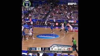 powerful dunk of Kai sotto , Bribane Bullets vs Adelaide 36ers