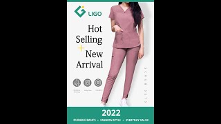 High Quality Hospital Uniforms 72% Polyester 21% Rayon 7% Spandex Scrubs Suit #scrubs #nurse