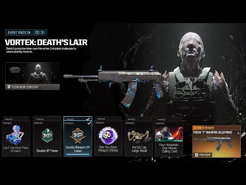 All Challenges and Rewards in the MW3 Vortex: Death's Lair Event