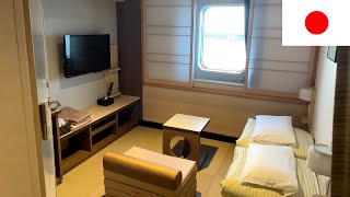 Night ferry Japanese style room 🇯🇵 18 Hour Travel from Tokyo to Hokkaido｜商船三井フェリーさんふらわあ 大洗→苫小牧🛳