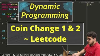 Coin Change 1 & 2 : Leetcode DP Questions | CP Course | EP 93