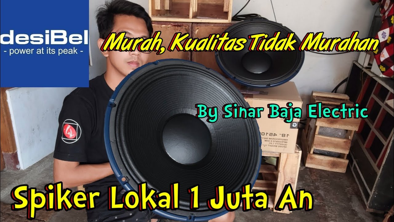 Cuma 1jt An, Spiker 18 Inc Produk Sinar Baja Paling Murah // Desibel ...