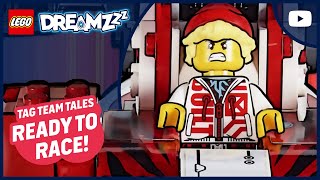 Cooper's Ready to Race! 🏎️ Who Will Win?| Izzie and Mateo’s Tag Team Tales | LEGO DREAMZzz