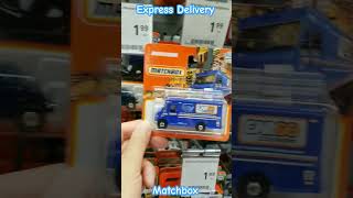 Express Delivery courier truck blue mail hotshot diecast toy car  Matchbox