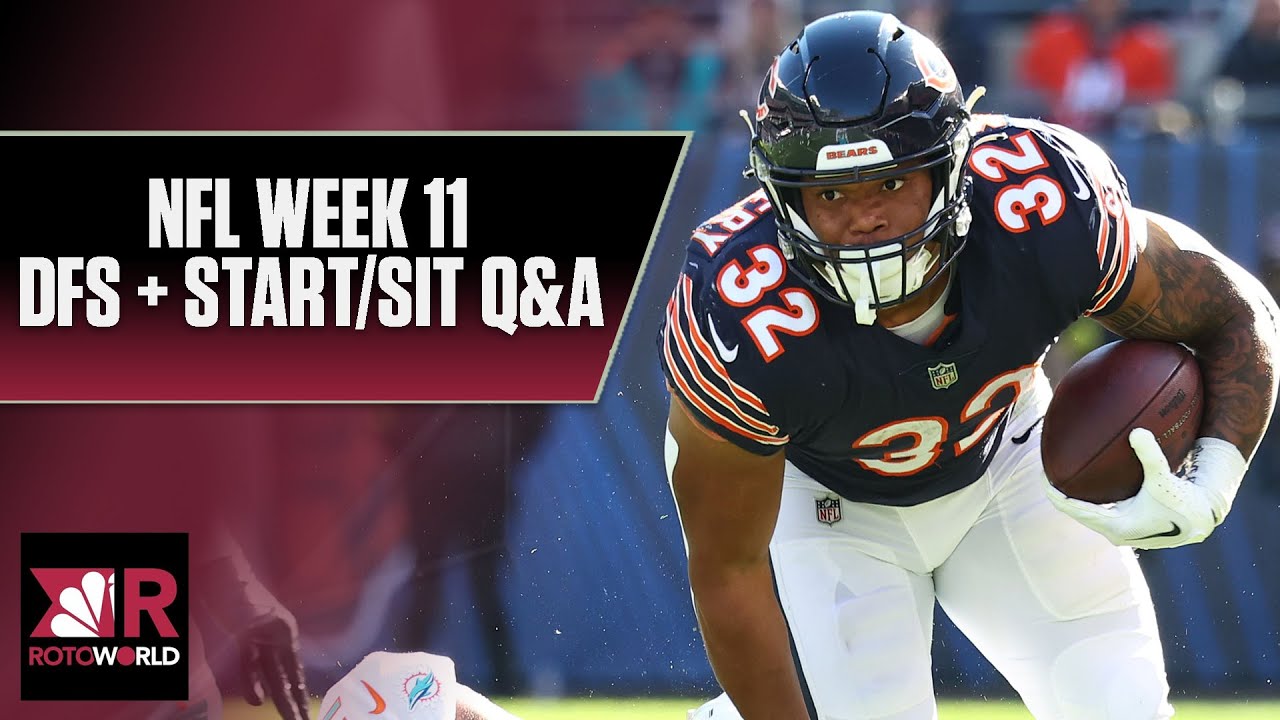 NFL Week 11 Fantasy Football Q&A: DFS + Start/Sit Advice | Rotoworld ...