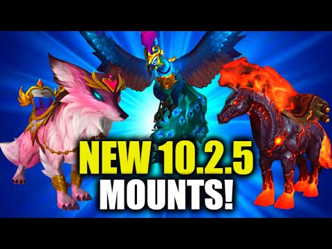 12 NEW MOUNTS coming in patch 10.2.5! WoW Dragonflight Seeds of Revival