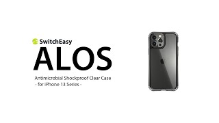 ALOS Anti-microbial Shockproof Clear Case for iPhone 13 \u0026 13 Pro | SwitchEasy