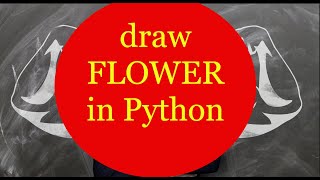 Create a Flower using Python Turtle | Python Turtle Graphics