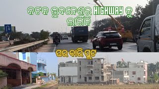 ଭୁବନେଶ୍ୱର,କଟକ HIGHWAY ରୁ 800 ମିଟର ରେ ଘରବାରୀ ପ୍ଲଟ