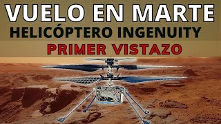 Drone HELICÓPTERO INGENUITY ABRE COMPUERTA Rover Perseverance EN MARTE ¿Cuándo es el Primer Vuelo?