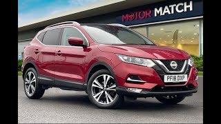 Used 2018 Nissan Qashqai 1.2 DIG-T N-Connecta at Chester | Motor Match cars for sale