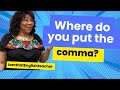 Where do you put the comma?  #commasmattef