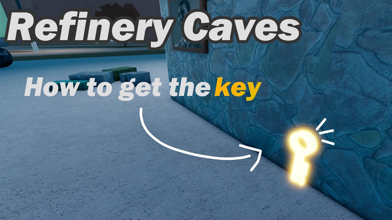How To Get The Secret Key Roblox Refinery Caves Youtube